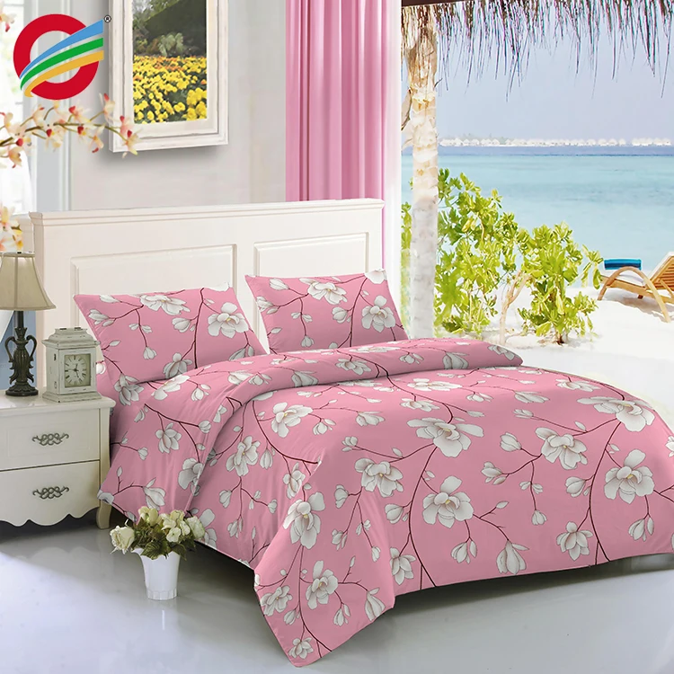 100% cotton 3D 6 piece home woven printing comforter bedding set luxury bed sheets