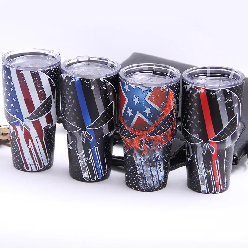 30Oz Insulated Tumbler Wholesale Glitter 450Ml Stainless Steel Gradient Travel Car Cup Holder Tray Mugs Customizable