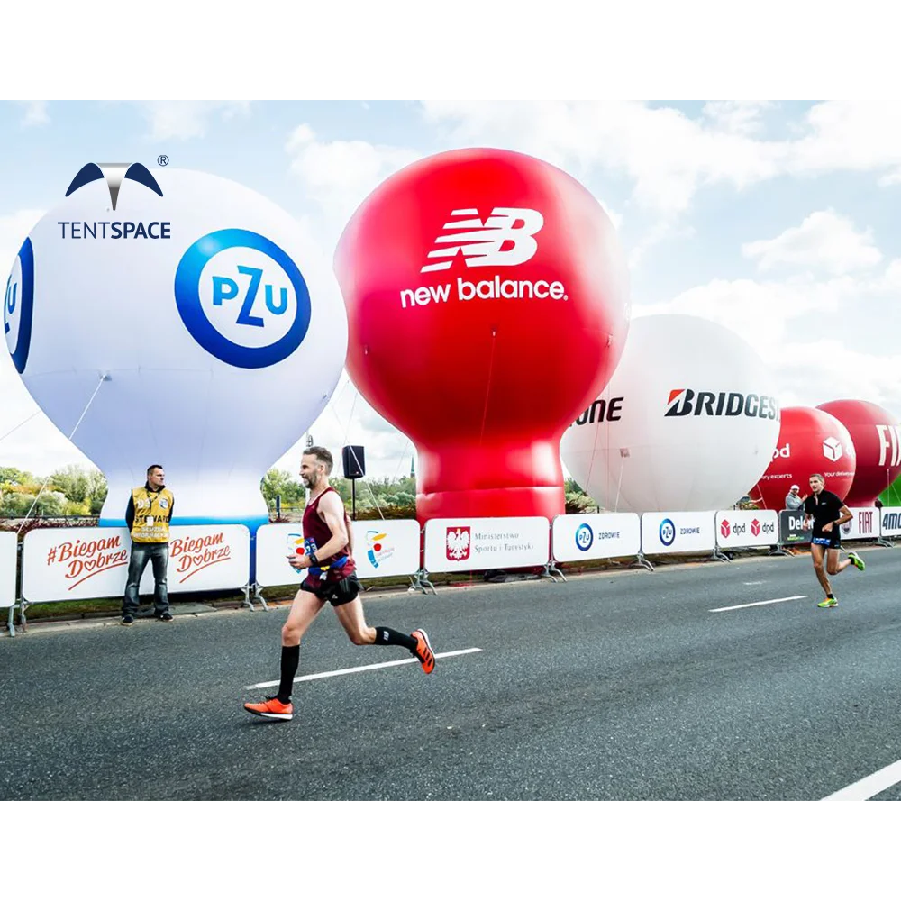 Air Shaped Inflatable Rooftop Ground Balloon outdoor inflatable volleyball for Advertising