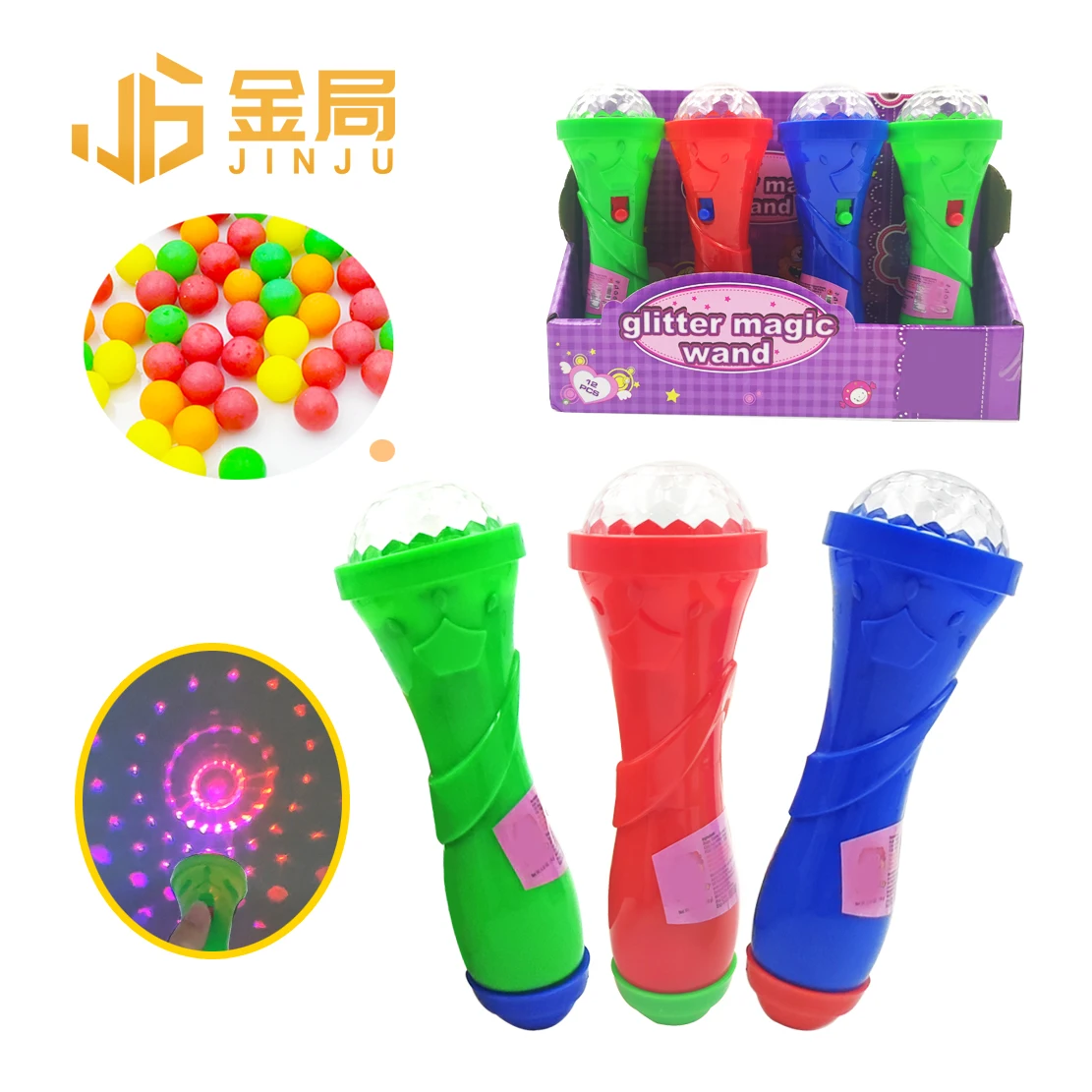 New product preschoolers full sky star sparkling stick kids toys and candy
