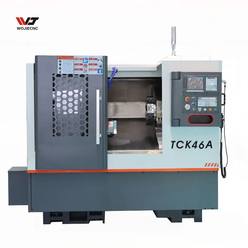 Горячая Распродажа токарный станок с ЧПУ TCK46A наклонная кровать токарный станок с ЧПУ