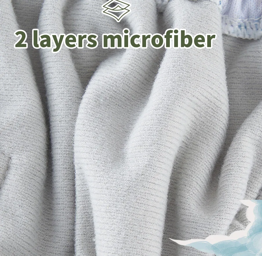 Happy Flute baby diaper suede cloth potty training pants anti-leak washable reusable