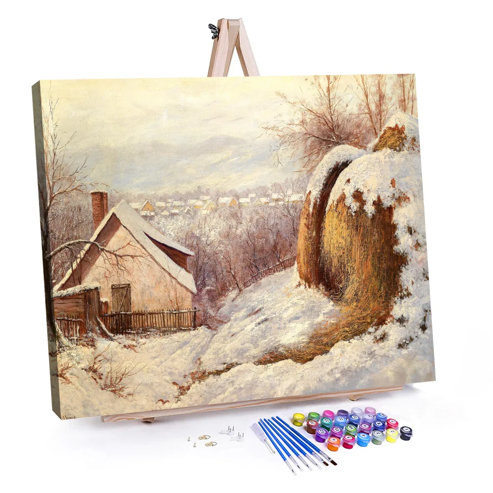 Factory wholesale Diy  oil painting pictures van gogh home decor paintings by numbers