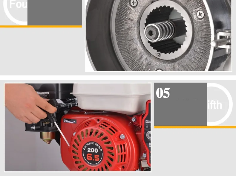 Gasoline Mini Flour Mill Mill Wheat Beans Flour Making Machine Corn Rice Mill Machine