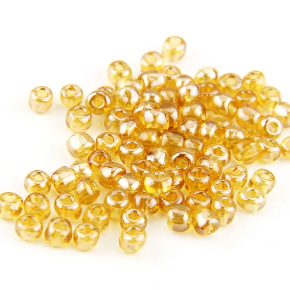 SC Factory Wholesale Transparent Glass Seed Beads Oiling Color Bulk Beads 2mm 3mm 4mm Beads For Bracelet Jewelry Making