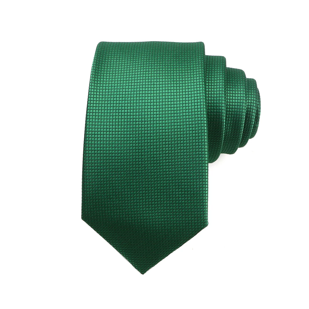 7cm Mens Business Tie Fashion Classic Skinny Fine Grid Necktie Wine Red Blue Pink Champagne Suit Cravat Wedding Party Accessory