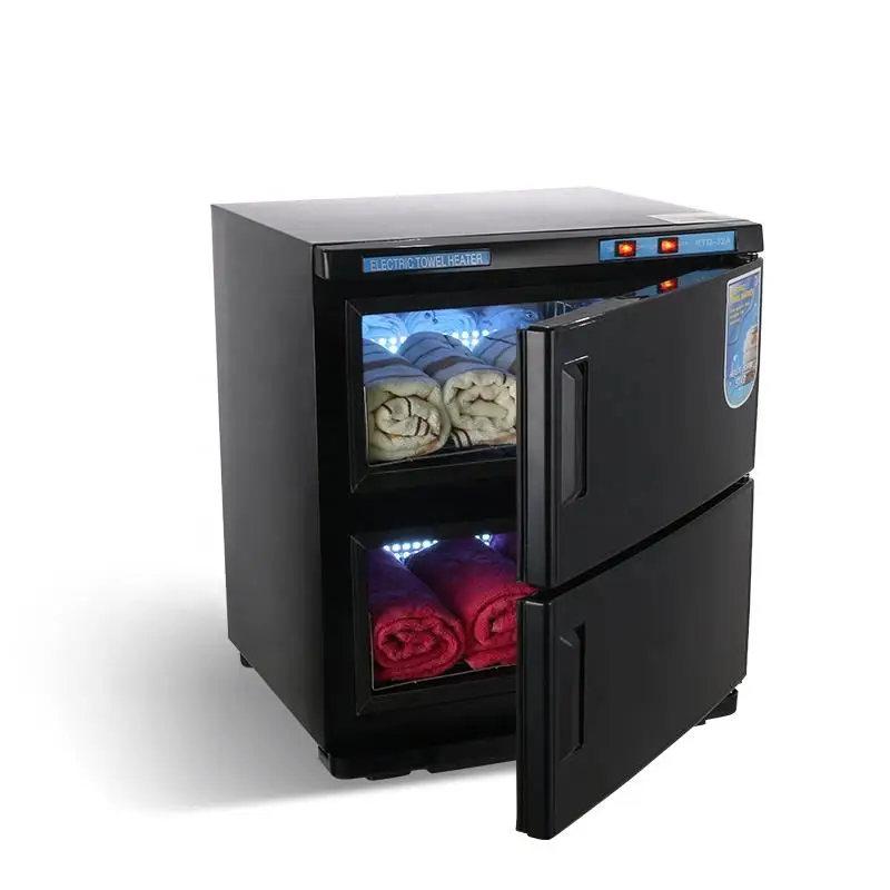 RTD 23A Large Capacity 23L Hot Towel Warmer Cabinet Machine with Sterlizer Double Disinfecting Cabinets for Salon Spa