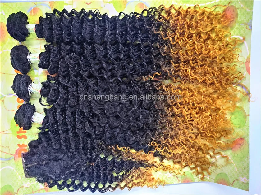 Blended Packet Hair With Closure Jerry Curly SEXYCURL 24\