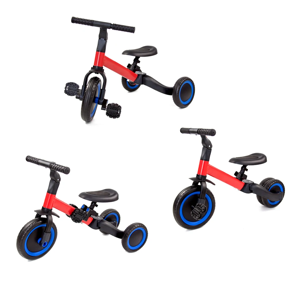 3 in 1 multifunctional 3 wheels Folding balance bike for baby