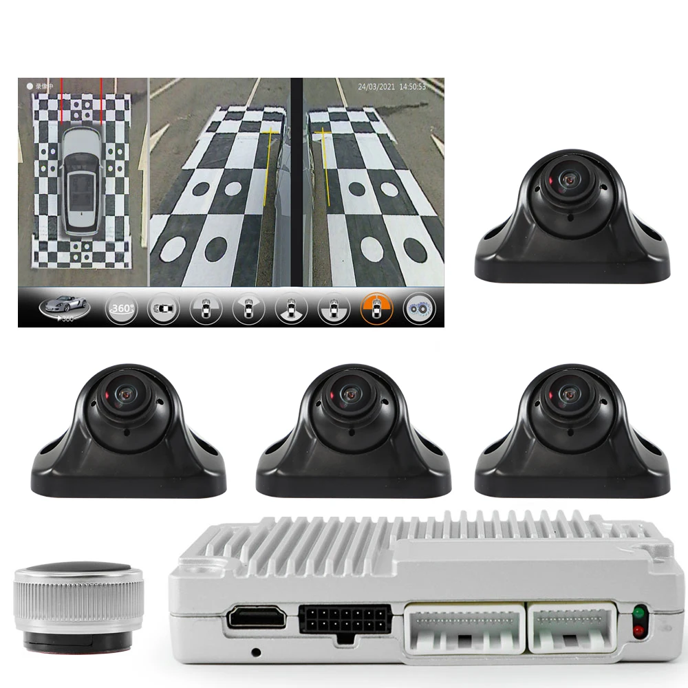 Супер Ночное Видение Новый 3d 1080p Sony 225 360 птичий вид Avm система для фургонов