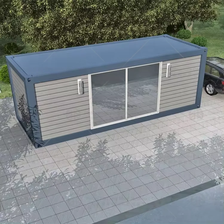Folding prefab modular tiny home 20ft container house