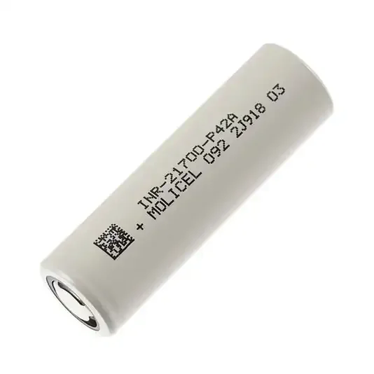 Low Temperature Cell 3.6v 4200mah Molicel Rechargeablelithium Ion Battery Inr21700 P42a High Discharge 45a 21700 Battery
