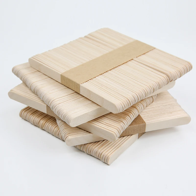 Eco friendly Hot Sale Biodegradable Disposable Wooden Ice Cream Stick Disposal Wood Stick