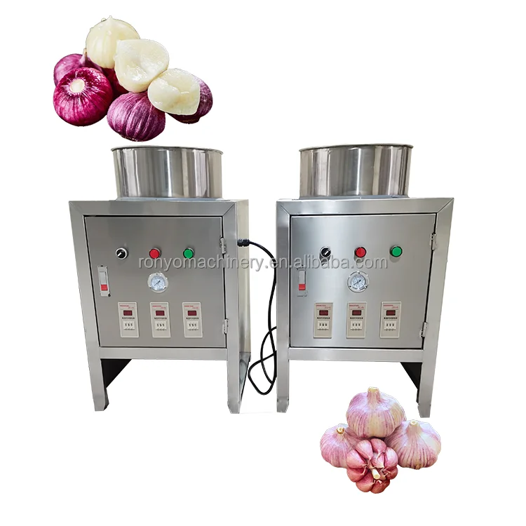 Industrial Garlic Peeler Machine Small Scale Garlic Peel Remover Pneumatic Peeling Machine