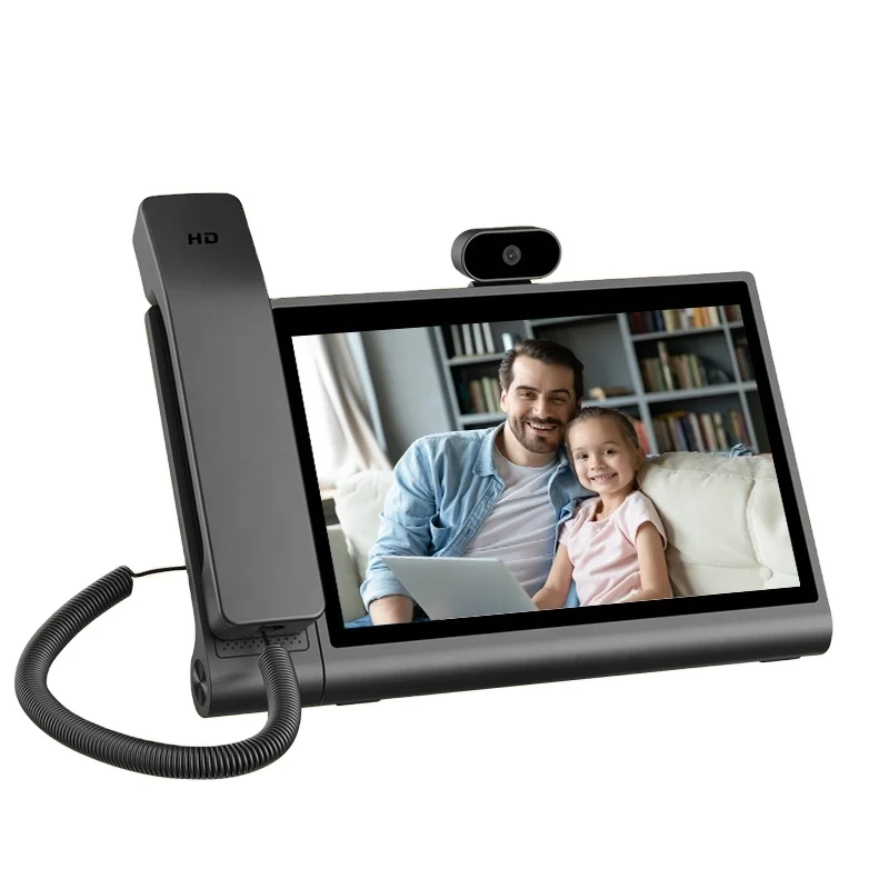 4G 10 Inch Big Screen Android 12 Google System  Fixed Wireless Video Conference Deskphone With HD Camera