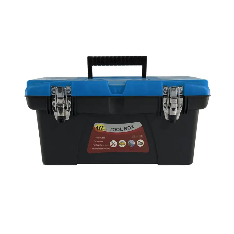 16 inch tool box large-capacity for storage tools with handle portable organizer