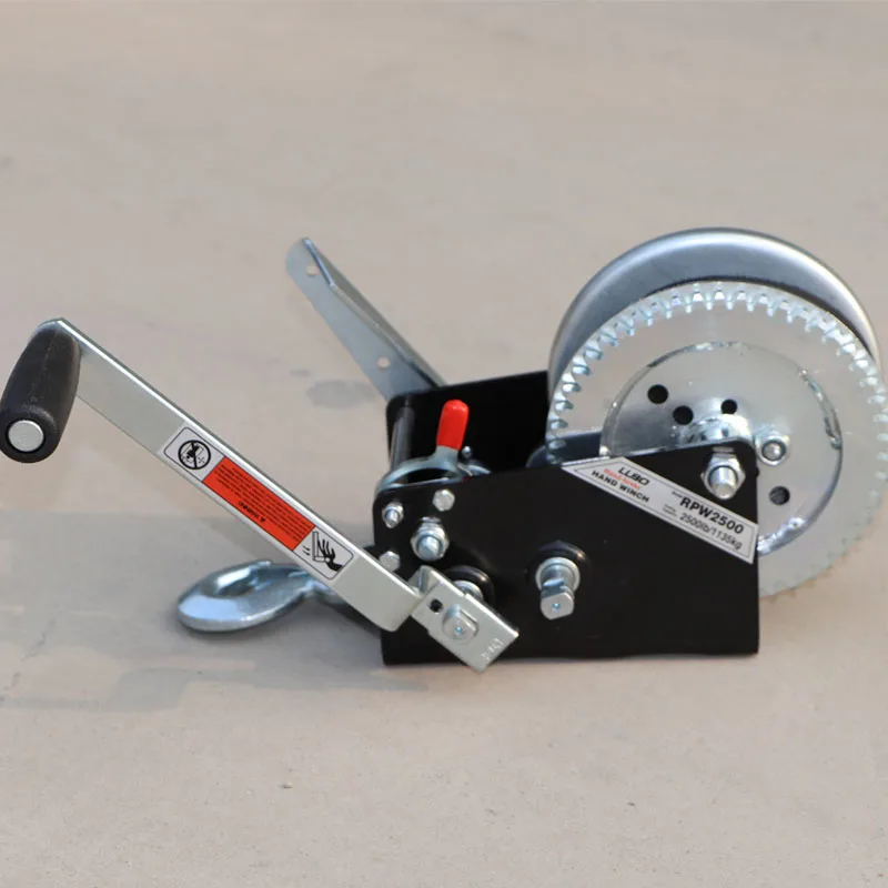 Ручная Лебедка для лодки, прицепа, 1200 фунтов, 1600 фунтов, 2000 фунтов, 2500 фунтов