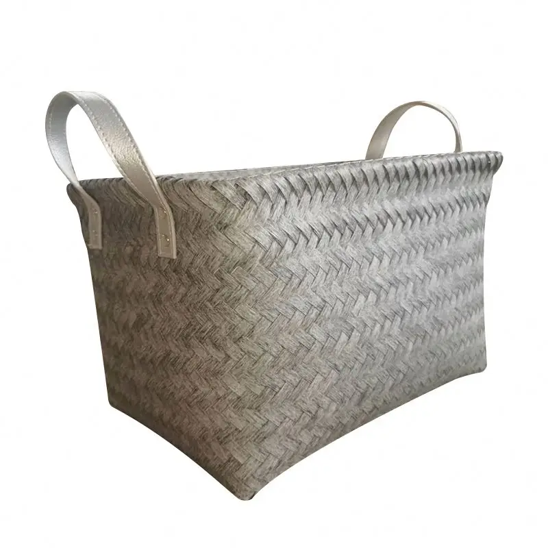 Vietnam manufacture oval woven storage craft wicker rattan basket for bread