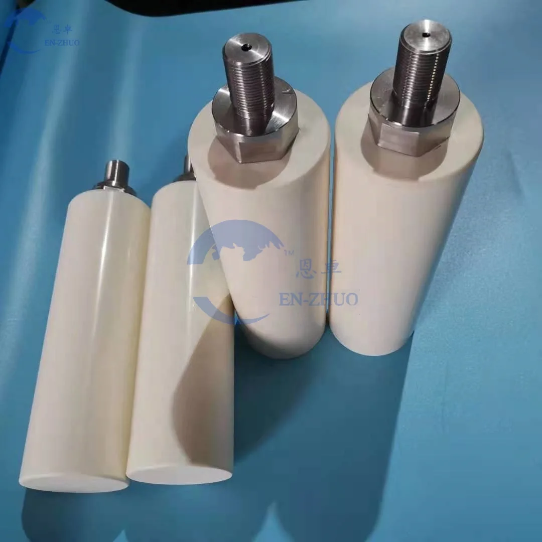 EZ-2021 High Quality Alumina Ceramic Cylinder Bushing Pump Plunger zirconia ceramic plunger/ceramic piston/ceramic gear shaft