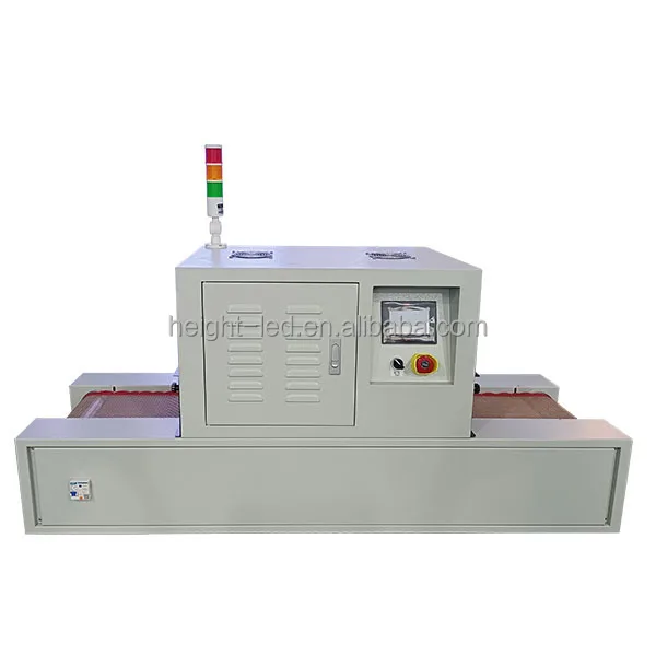 Заводская цена шелкотрафаретная печать светодиодная сушильная машина шириной 500 мм быстроотверждаемая конвейерная система для ультрафиолетовой