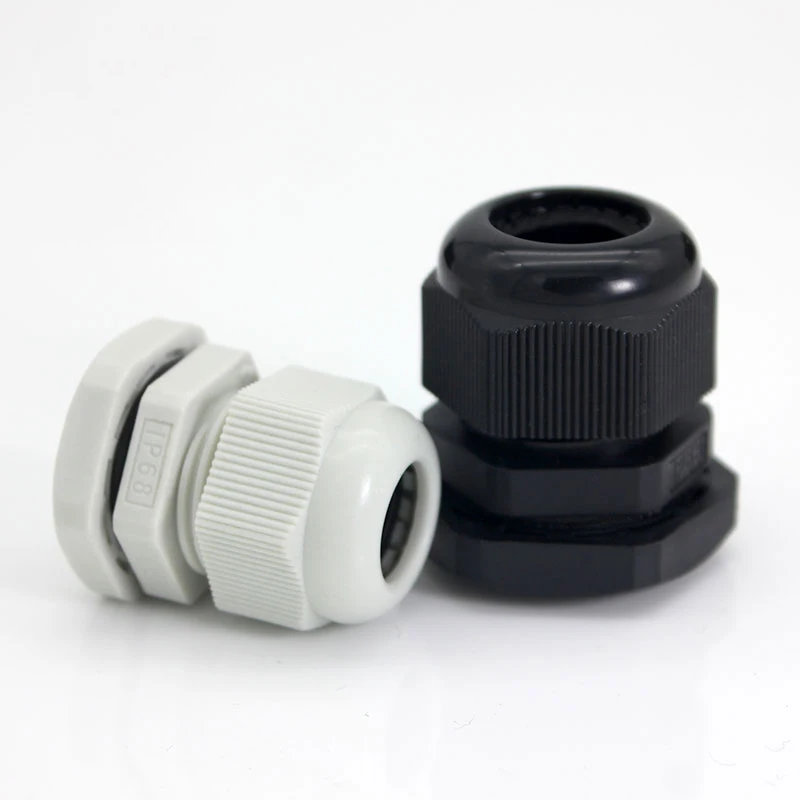 Electrical M8*1.5 nylon(plastic insert ) cable gland waterproof IP68 for junction box