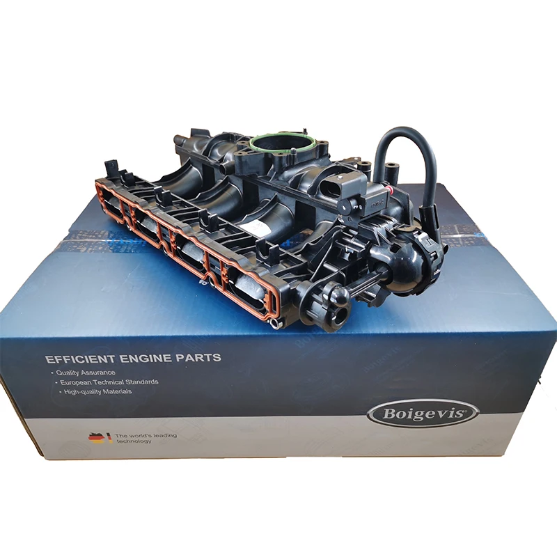 Глянцевый впускной коллектор двигателя для EA888 VW Audi1.8T 2,0 T CAD CAN 06H133201E