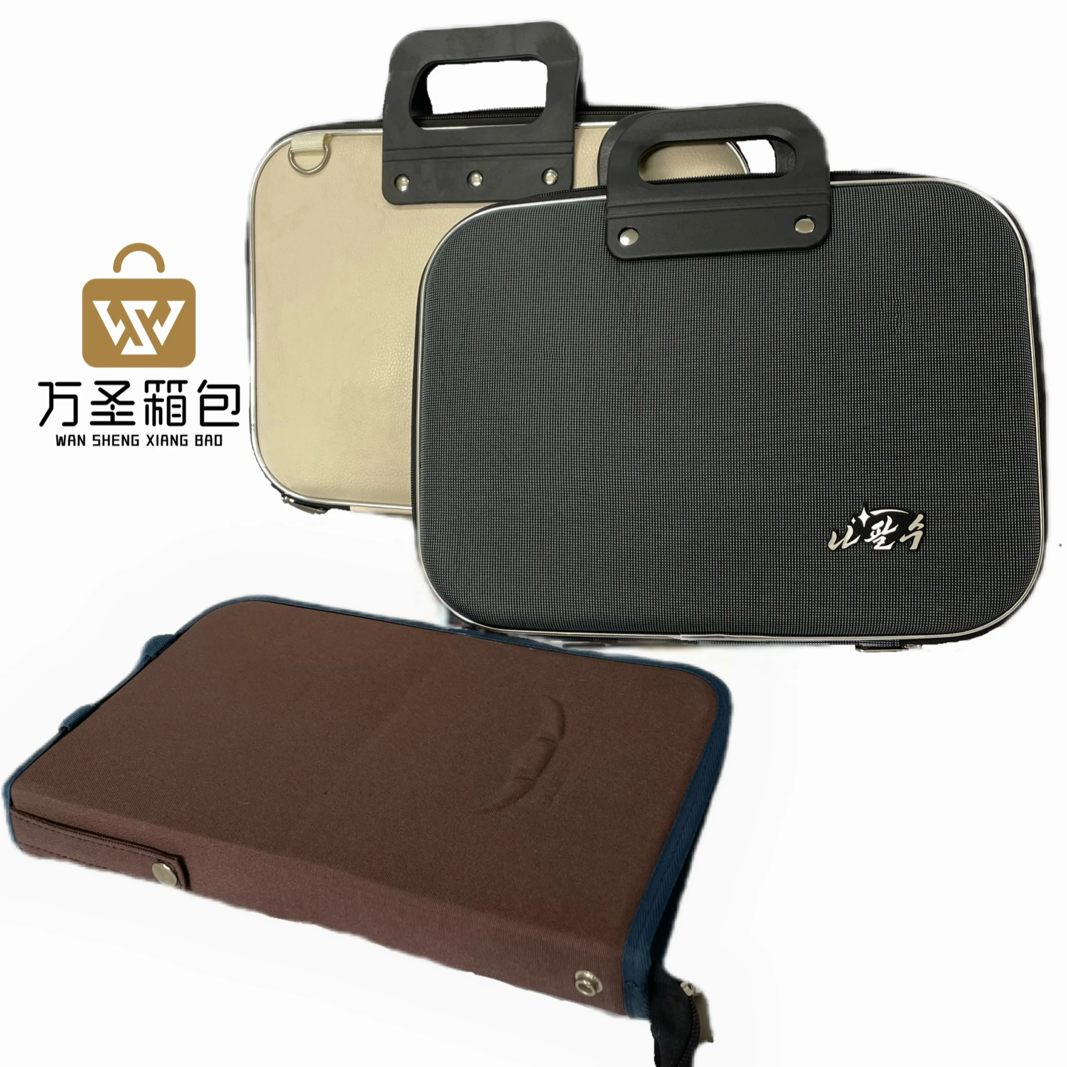 Wholesale Customized Business Strong Zipper Computer Carrying Eva Bag Laptop Shoulder Bag