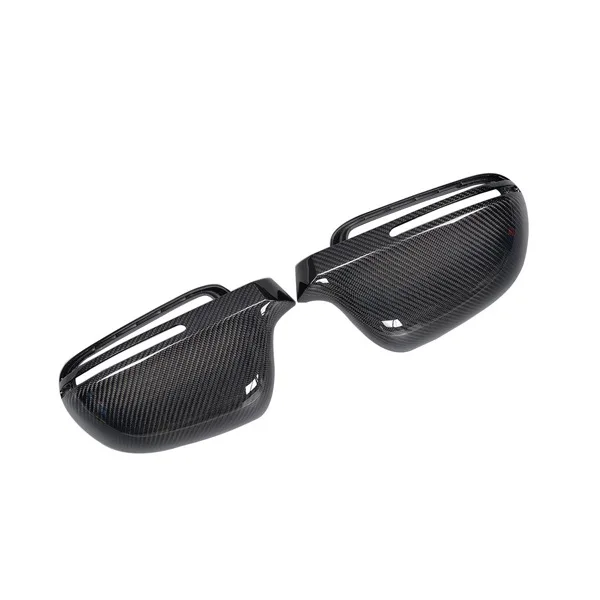 Высококачественные чехлы для автомобильных зеркал заднего вида из углеродного волокна Audi