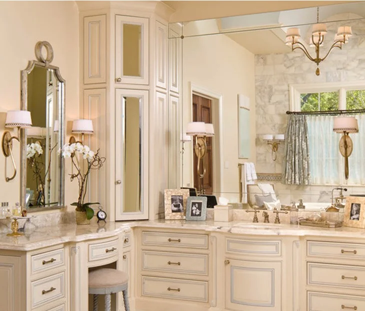 European Modern Bathroom Pvc Cabinet Vanities Set Cabinet With Ceramic Sink Mirror Vanity Set