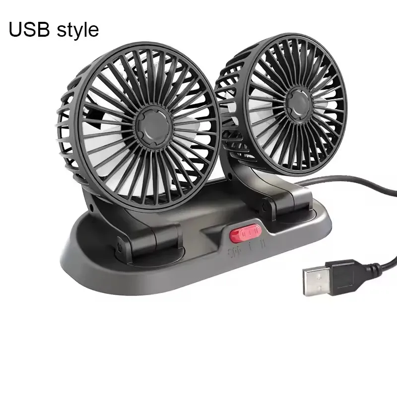 24v Large Truck Fan Essential Refrigeration Machine for Summer 360 Degree Rotatable Cooling Fan
