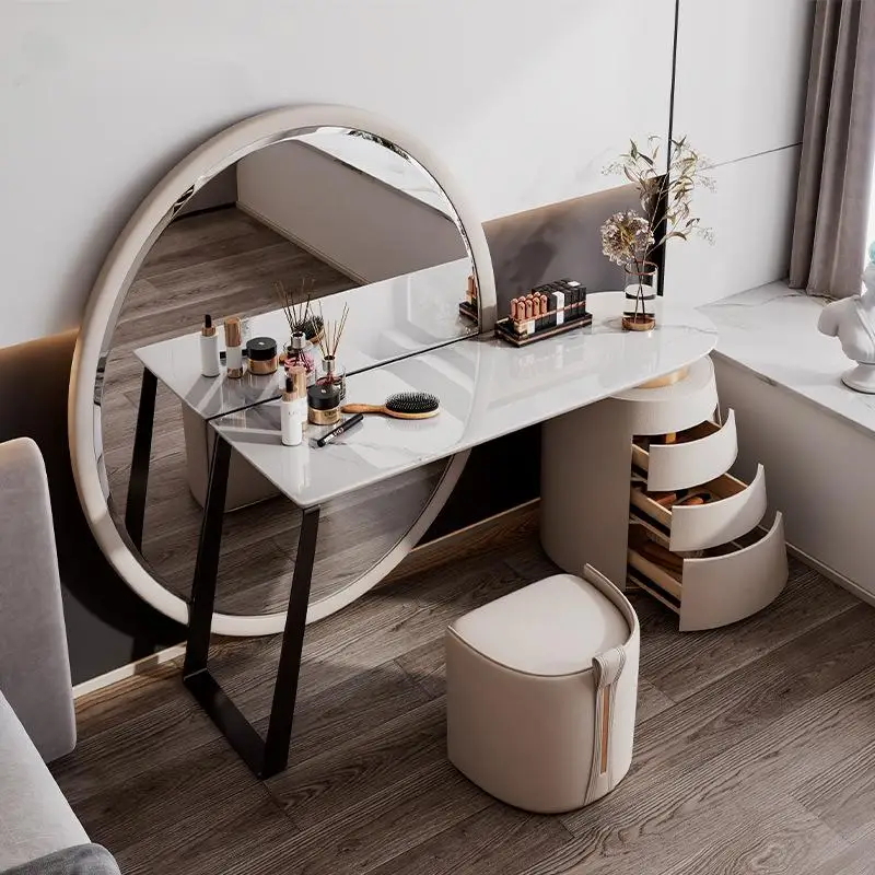 Luxury Beauty Dressing Table Sets Makeup Table Modern Vanity Dressing Table With Mirror Dresser