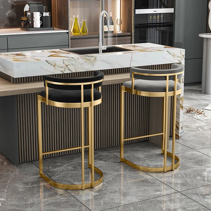 furniture modern vintage leather bar stool high chair black outdoor stainless steel bar chair set