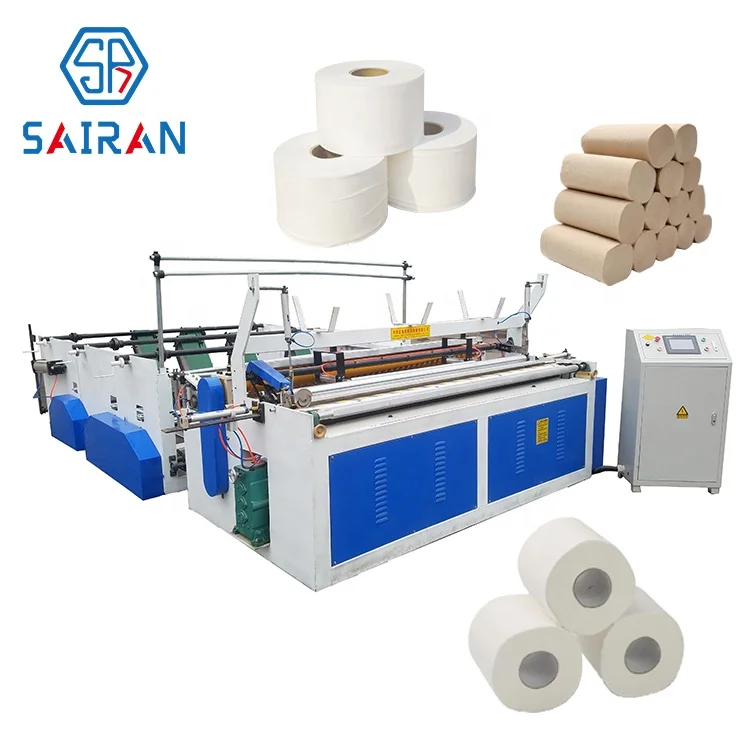 New technology jumbo roll toilet paper cutting machine production line