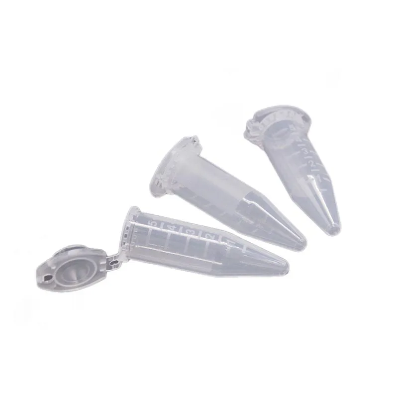 Hot Sale 0.2ml 0.5ml 1.5ml 2ml Plastic Polypropylene Conical Micro Centrifuge Tube with Press Cap