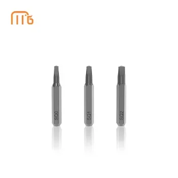 Factory wholesale supports customized s2 28mm square screwdriver bit high quality Phosphate Ash SQ0 SQ1 SQ2 screwdriver bit