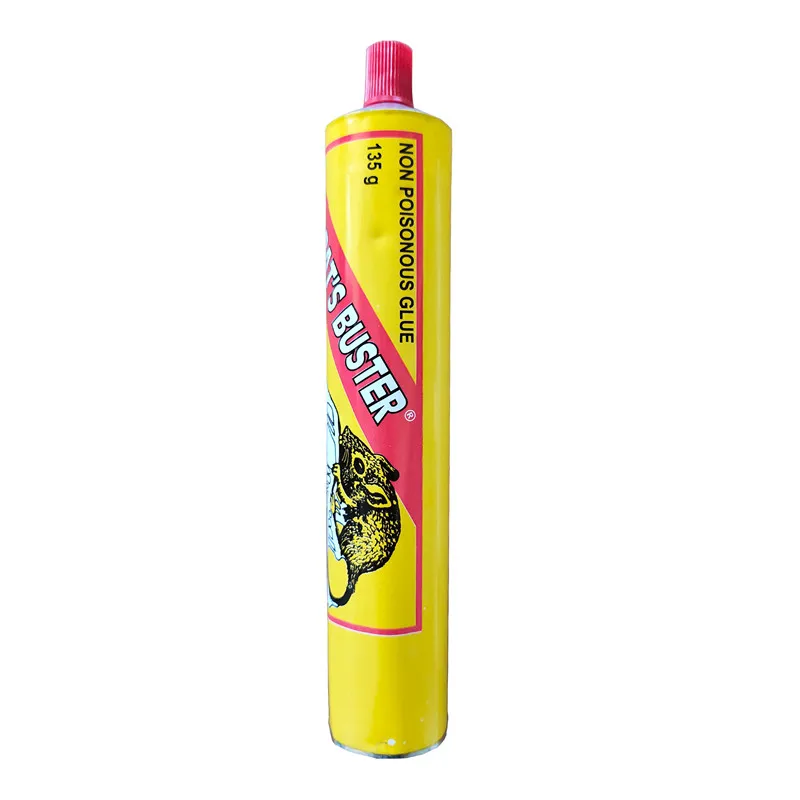 Mouse Used Aluminum Tube Capacity 100g 120g 135g Rat Pest Yellow Glue Sticky Catch Traps Packaging Tubes