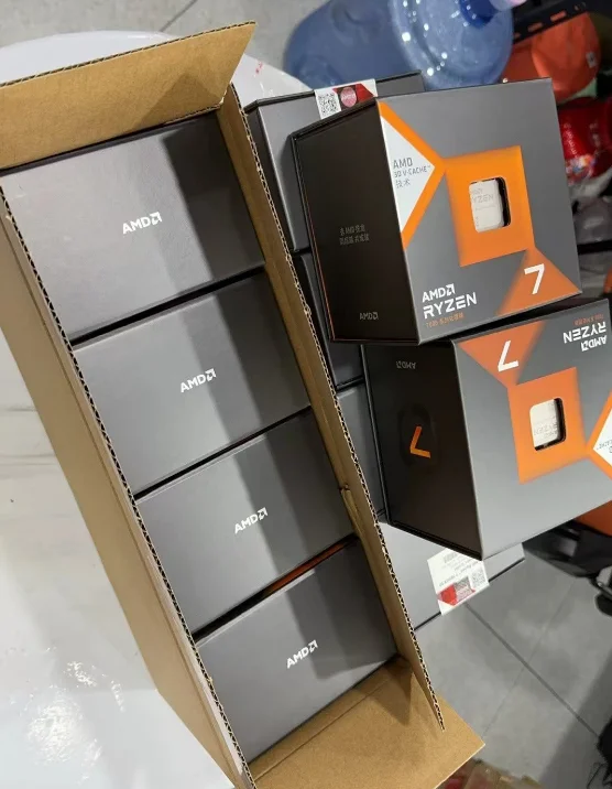 Настольный процессор 4 2 ГГц 8 ядер разъем AM5 AMD R7 7800X3D игровой