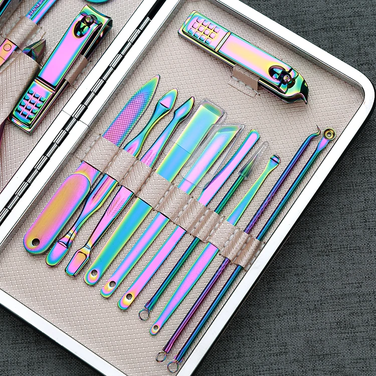 2020 Cheap New Products Home Gadget 18 Pcs Manicure Pedicure Set For Women