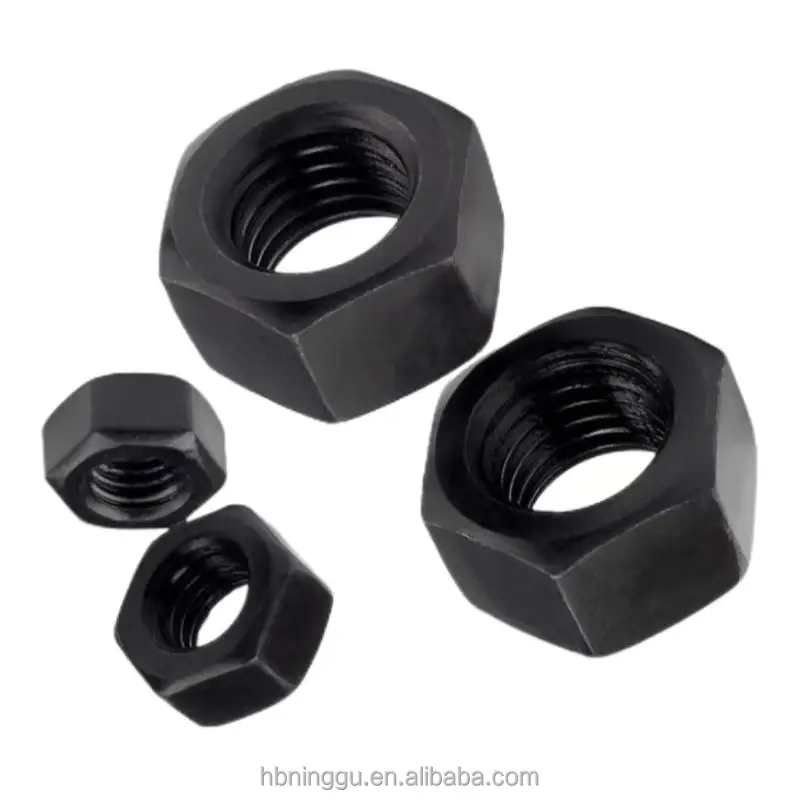 Factory price DIN 934 Carbon Steel Hex Nut Hexagon Nuts Black Oxide Hex Nut