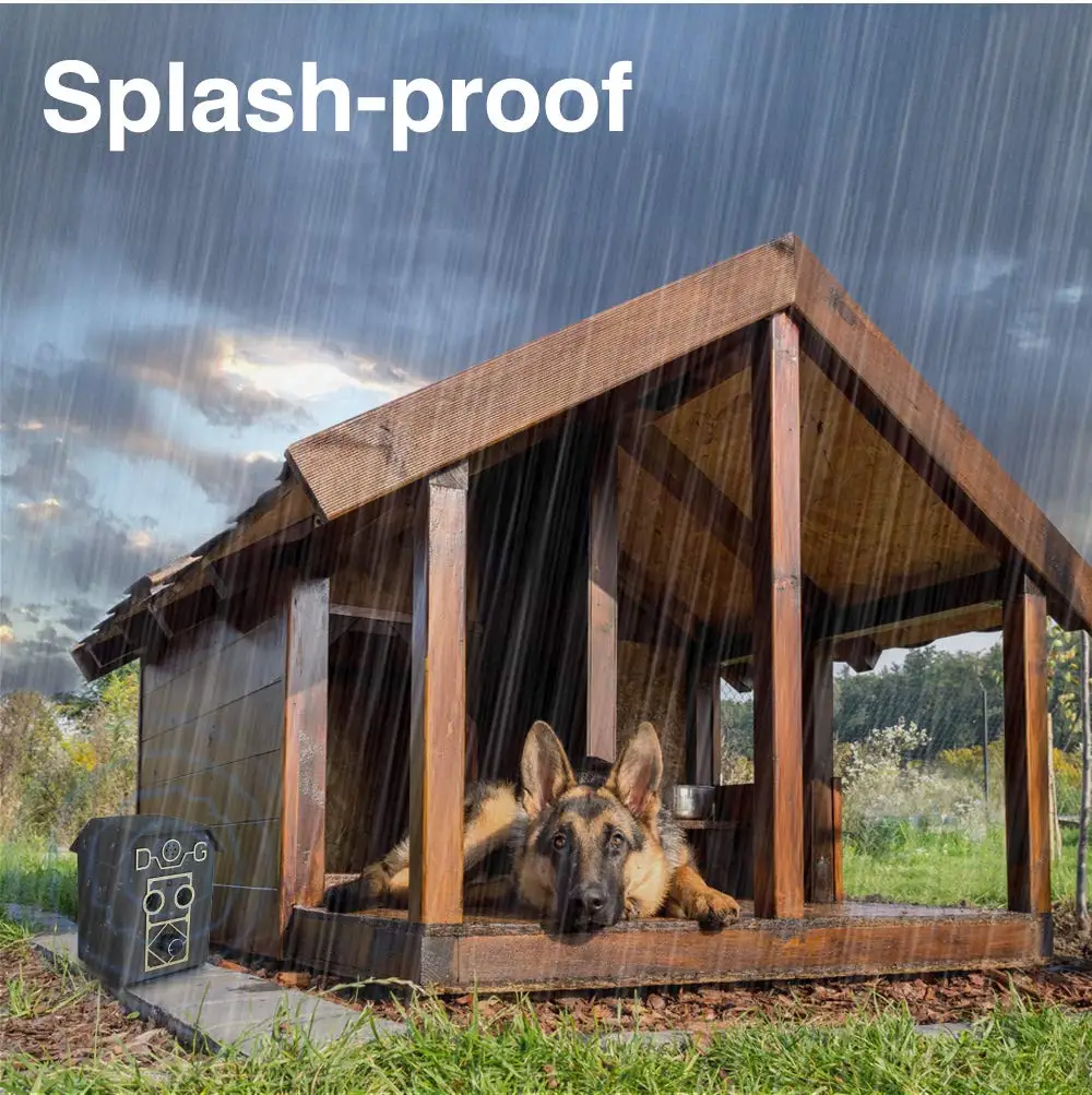 Dual sensors Long range dog barking deterrent rainproof birdhouse outdoor ultrasonic Dog Silencer for outdoor barking Control