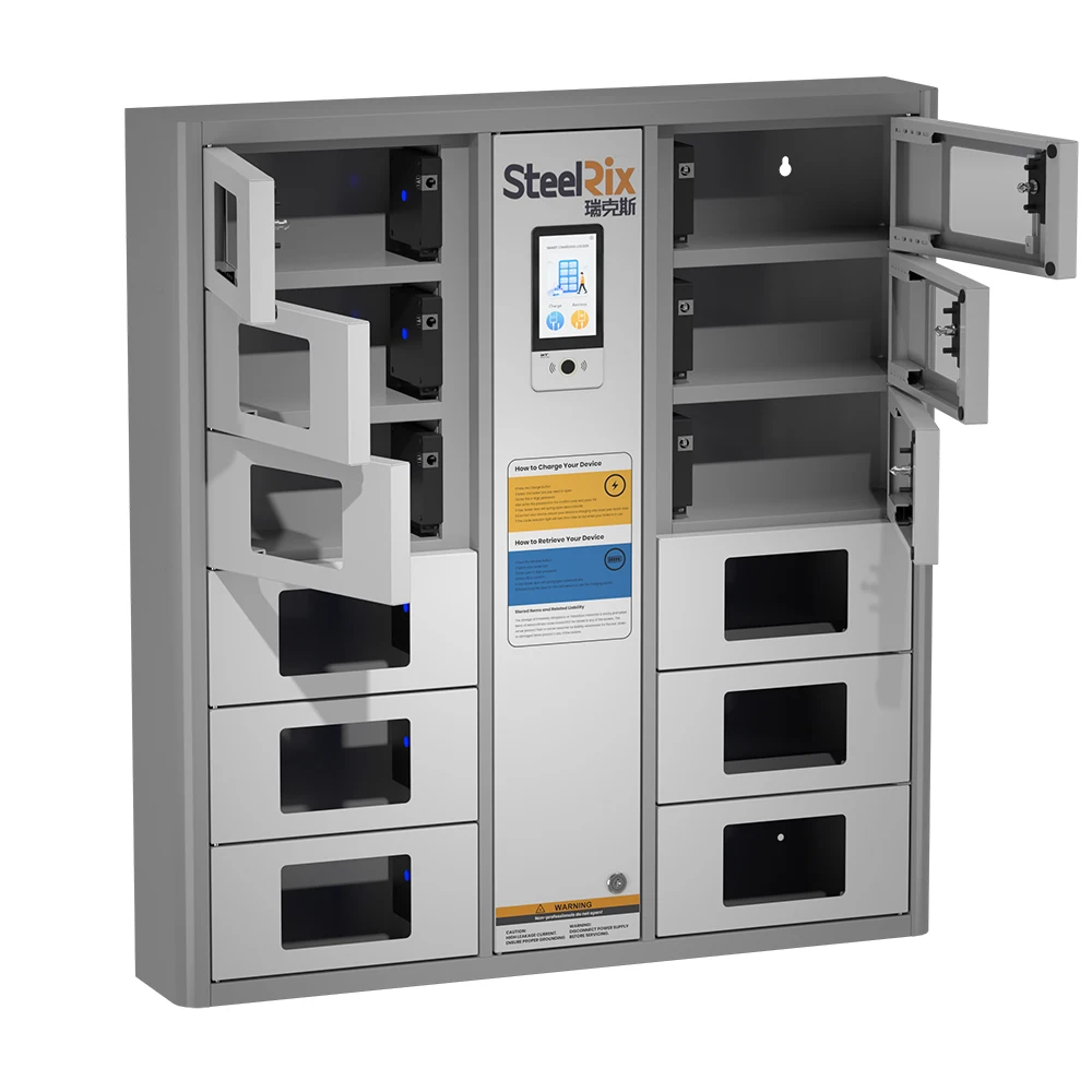 6 12 24 Door Mobile Phone Charging Locker School Cellphone Storage Locker Electronic Phone Locker