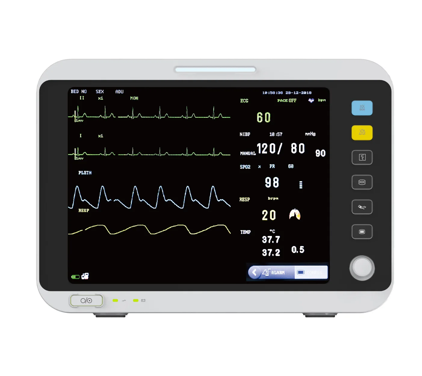 MT Medical High quality VET Animal Patient Monitor Heart Rate Touch Screen Portable Veterinary Monitor For Cat Dog Animal