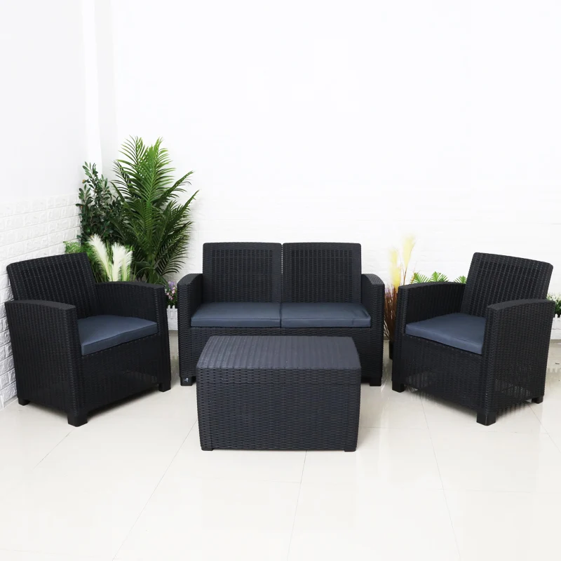 Best seller One box packing  OUTDOOR SOFA set rattan patio furniture set