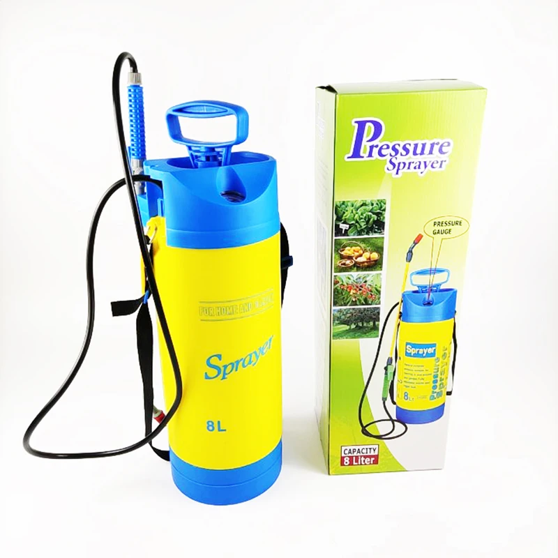  8L High Hand Pressure Pump Compression Garden Sprayer For plastic agricultural