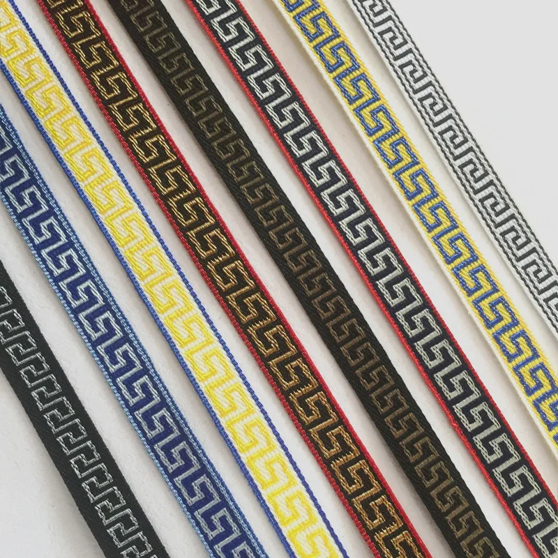 1cm  newest selling woven custom jacquard webbing strap sustainable manufacturer
