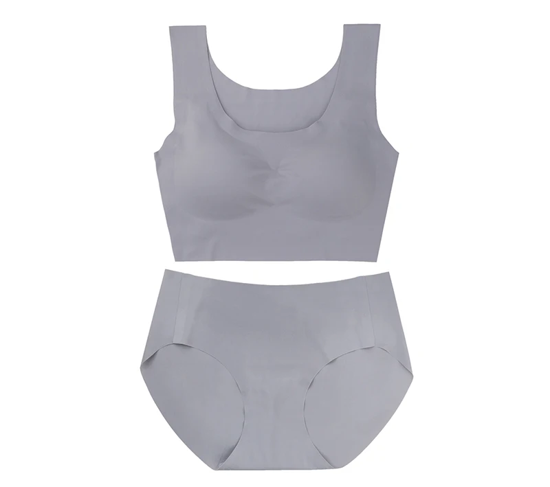 Japan Magic Comfortable Sleep Underwear Sport Bra Seamless Yoga Bra And Panty Sets