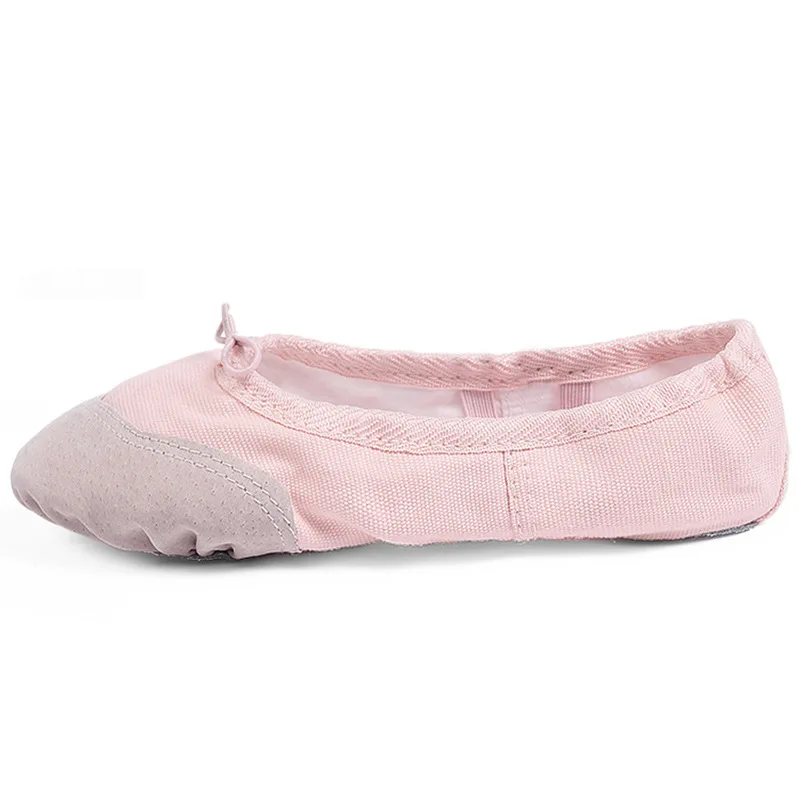 Детские танцевальные Тапочки; Кружевные парусиновые балетки на мягкой подошве для девочек; Кроссовки для девочек