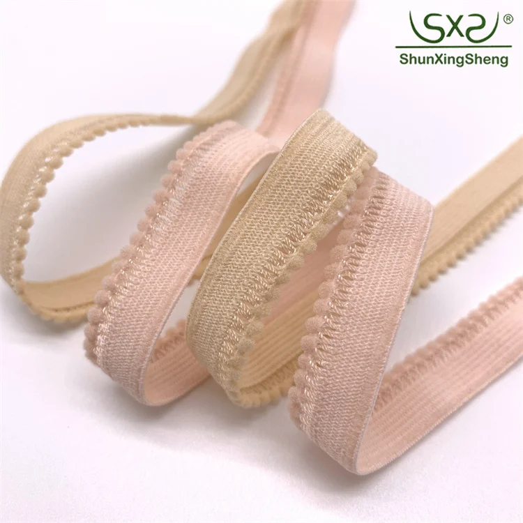 Nylon Comfort Soft Lingerie Elastic Lace Trim Elastic Band 1.3cm Elastic Webbing Panty Waistband