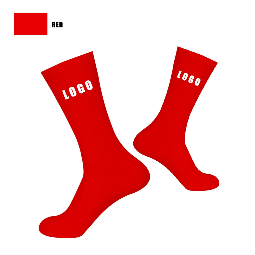 uron custom blue color matching tube fashion socks