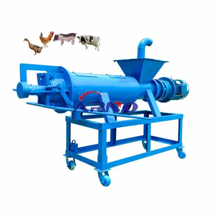 fertilizer solid and liquid separator/chicken manure dehydrator separator/cow pig dung separator dewatering machine